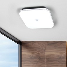 Wonha DS LED New East 無閃爍方形感應燈 15W, 白色 + 白光