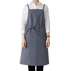 SSUEIM Harry Denim ST 圍裙, 牛仔條紋, 1件