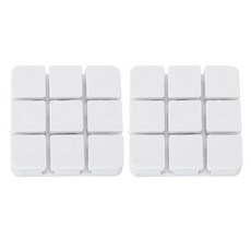 생활살림 내맘대로 말랑 실리콘 케이블 홀더, 2개, 화이트