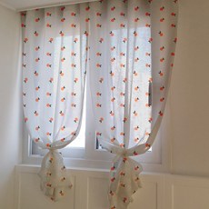 Seolreim 棉質客廳窗簾 2件組, 混色