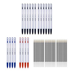 Monami BP 153 圓珠筆 0.7mm 黑色 12p + 藍色 4p + 紅色 4p + 靈黑色 30p 套裝, 混合顏色, 1套