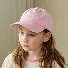 woojooi 兒童粉彩緞帶棒球帽