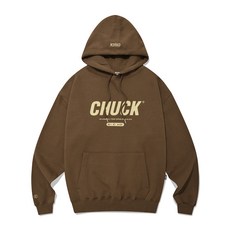 CHUCK LOGO圖案長袖連帽T恤