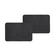 쏘컴퍼니 一鍵式人造皮革修補貼紙 2入, 黑色(2RA9907)