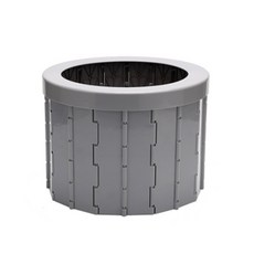 移動式攜帶型露營用折疊式馬桶 一般型 HG-64 hg_d, 灰色, 1個