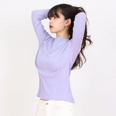 菲柏曼茲 女性圓領粉彩羅紋針織T恤 13716