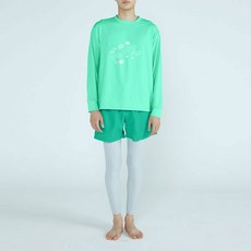 soleil 男士 Cosmic 寬鬆版型長袖 + 三分海灘褲 + 九分水上運動緊身褲 防磨衣套裝