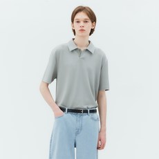 마인드브릿지 골지 카라 티셔츠 MYTS3128