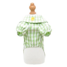 리빙듀오 병아리 반려동물 평상복, 그린, 1개