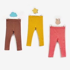 Uni FRIend 童款多色九分內搭褲 3件組