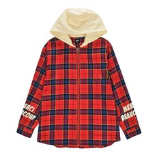 제이씨비 여아용 후드 체크셔츠 P541