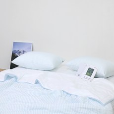 Snoozz 棉花糖Duralon涼感夏季薄被, 蘇打藍