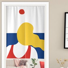 藝術風格插圖窗簾, 北歐 2