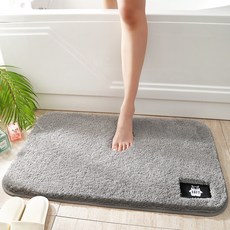 北歐超細纖維柔軟地墊, 灰色