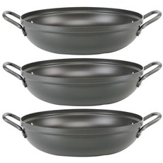 EUGENE TOSCO 營業用雙耳淺湯鍋 3入組, 單色, 24cm