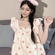 Aripple 女性夏季可愛睡衣上下套裝