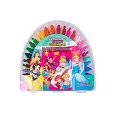 디즈니프린세스 3D 크레용 세트, 24색, 1세트