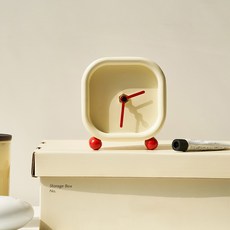 聖誕紅色亮點桌上型時鐘, 混色