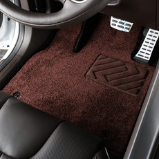 3W 에코라이너 패브릭 카매트 1 + 2열 세트, 기아 K5 2019.11~, 다크브라운