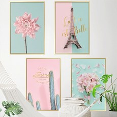 相框裝飾重點牆壁貼紙 27, 隨機出貨(紙筒)