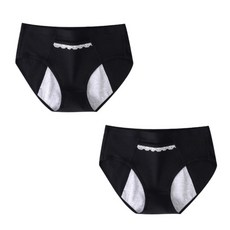 UTO Balance O 女性用口袋型生理褲, 2個, 黑色