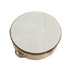 400萬場演出音樂打擊樂器圓形手鼓 15cm, 白色的