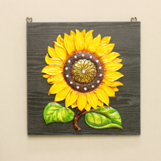 인테리어 풍수 입체 액자 kkkd034, 왕 해바라기