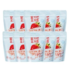 베베당 요거트 큐브, 딸기, 10개, 16g