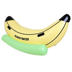 SUNNYWATER 充氣香蕉蹺蹺板, 1個, 混色