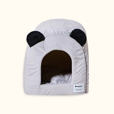 레드퍼피 개과천선 고양이 도그돔 하우스, 밀크 그레이, 1개