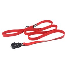 WILD DOG 狗狗防水青蛙扣牽繩, 紅色, 1個