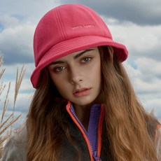 화이트샌즈 공용 폴라플리스 스노우 버킷햇