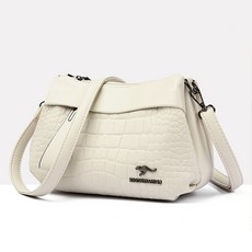 엘쏘 반달 가죽 메신저 숄더 크로스백