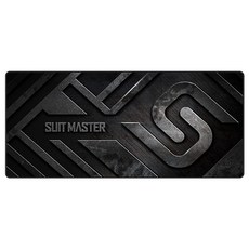 앱코 SUITMASTER 게이밍 장패드 GSM-350B, 블랙, 1개