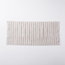 Raffineret Modern House 提花洗臉毛巾 40 x 90 cm 230g 棉紗, 1個, 淺灰色