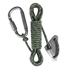 DTree 4mm 粗帳篷繩3件組, 軍綠色 + 灰色