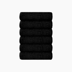 Teto Black Edition 毛巾 230g 40支 Supima, 素色, 6個