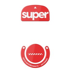 펄사 로지텍 GPro 슈퍼라이트 슈퍼글라이드 2, 레드, 1개