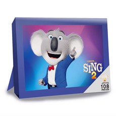 SING 알록 2 버스터 액자 케이스 미니 직소퍼즐 AL108-8, 혼합색상, 108피스, 1개