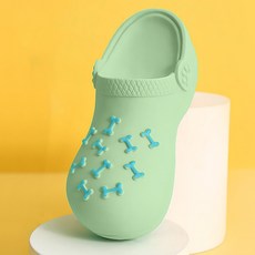 데이소이 강아지 신발 삑삑이 장난감, 01 그린, 1개