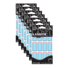 Petit 保護膜標籤貼紙 20-F213, 紅色, 7個