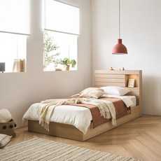 리바트 커먼베드 패널형 침대 일반형 방문설치, 오크