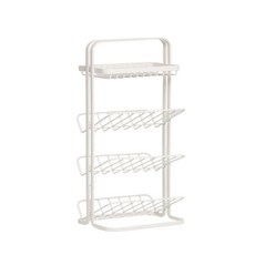 SIMPLE KITCHEN 4層調味料整理架 SK-046, 白色, 1個