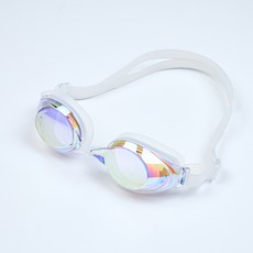 AKCY 訓練鏡面泳鏡 觸控防霧 AKGM-203, 透明(AKGM-203CLG), 1個