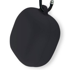 ROAR Galaxy Buds Pro / Live Public 矽膠套+鑰匙圈套組, 單品, 黑色的