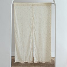 지앤와이 데이지 태슬 가리개 도어커튼 절개형