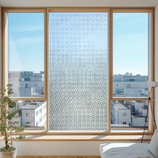 알로데 반투명 무접착 창문 시트지 2p, 10 유리격자