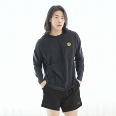 데이닉 남성용 에센셜 오버핏 긴팔 래쉬가드 상하의 세트