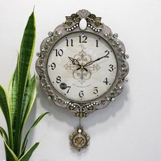 무소음 로즈데코 고급 주물 추벽시계 HSC-574, 골드