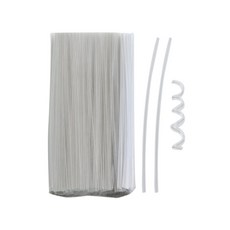 Inp 透明棒狀束帶 12cm 500入, 單一顏色, 1個